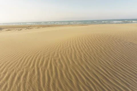 Sand dunes as background Stock Photos