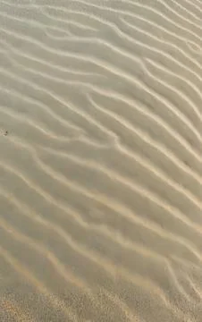 Sand dunes create rippled patterns due to wind erosion and texture Stock Photos