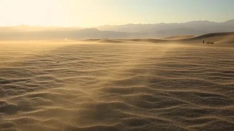 Sand dunes in Death Valley Stock Footage 82304650