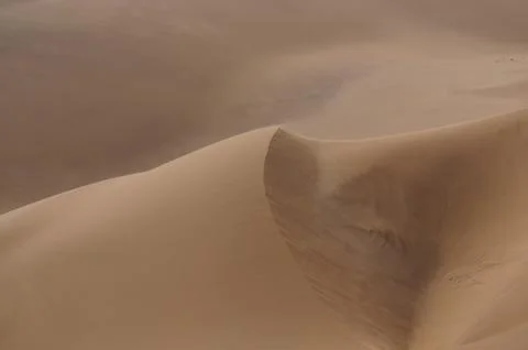 Sand dunes in the desert in Namibia Stock Photos