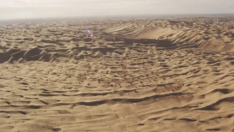 Sand Dunes Desert Pan Stock Footage 79262173