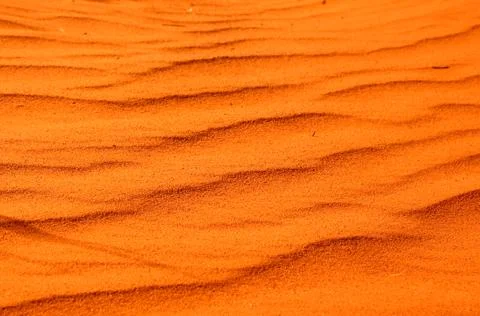 Sand dunes in the desert Stock Photos