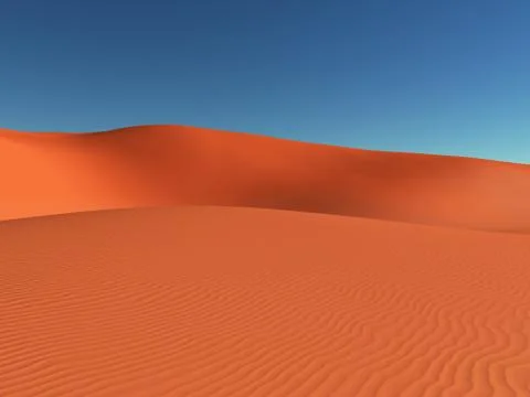 Sand dunes Stock Illustration