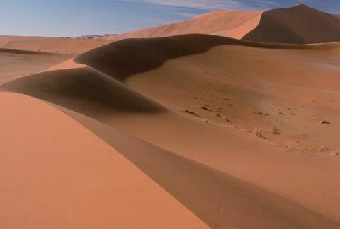 Sand Dunes, Namibia Stock Photos