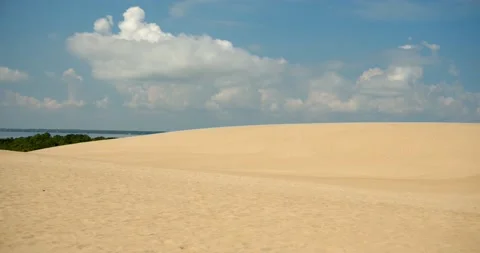 Sand Dunes, Outer Banks, Kitty Hawk 4K Stock Footage 141562609