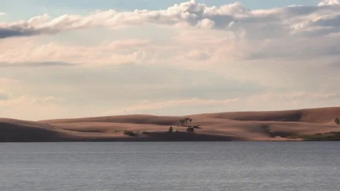 Sand Dunes Panning Timelapse Stock Footage 77934403
