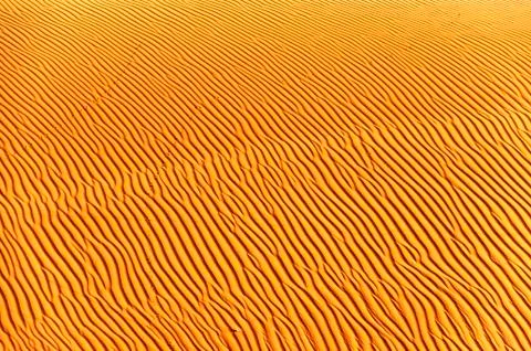 Sand dunes pattern in Sahara Desert Stock Photos