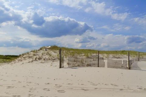 Sand dunes. Stock Photos
