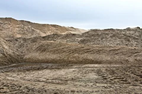 Sand dunes Stock Photos