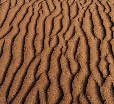 Sand dunes texture of Dubai. Stock Photos