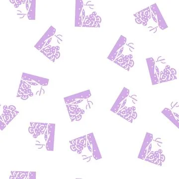Sand egypt desert glyph vector seamless pattern Stock Illustration
