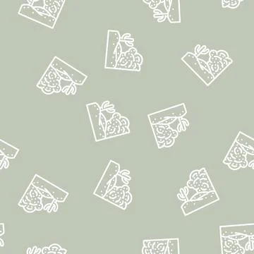 Sand egypt desert line vector seamless pattern Stock Illustration