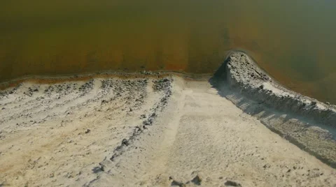 Sand falling in water Stock Footage 53067091