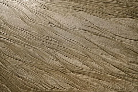 Sand feather patterns Stock Photos