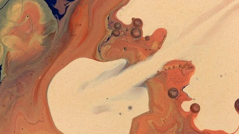 Sand flow red tan galaxy of cosmic paint colors in motion Stock-Footage 108041342