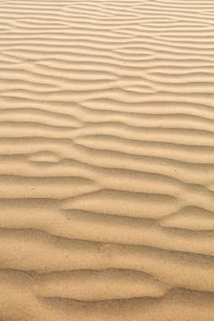 Sand formations looking like dunes Stock Photos
