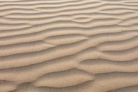Sand formations looking like dunes Stock Photos