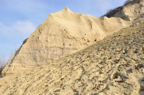 Sand formations Stock Photos