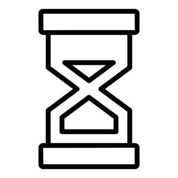 Sand glass Icon. User interface Vector Illustration, As a Simple Vector Sig.. Stock Illustration