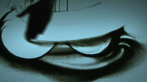 Sand graphic Stock Footage 783788