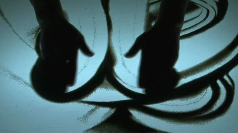 Sand graphic Vídeo Stock 783848