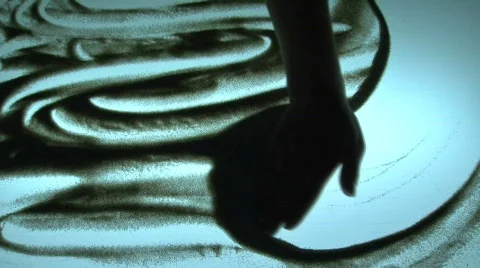 Sand graphic Stock Footage 790884