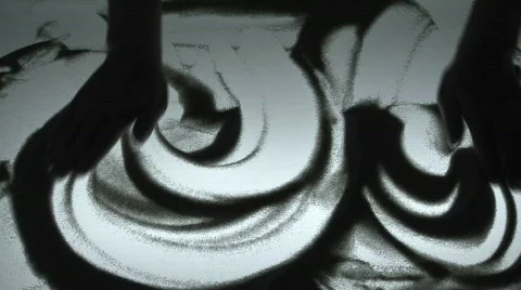 Sand graphic Stock Footage 790922