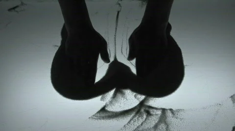 Sand graphic Stock Footage 790934