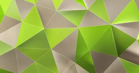 Sand Green Abstract Polygonal Surface Stock Footage 72396660