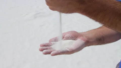 Sand Hands Stock Footage 57718444