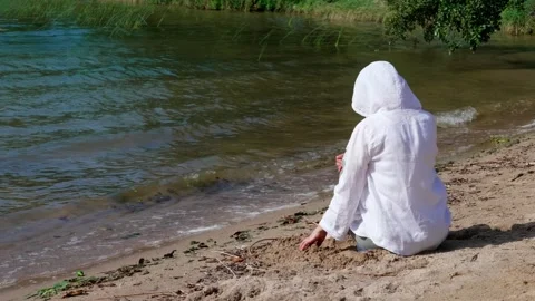 Sand in the hands Stock Footage 317145960