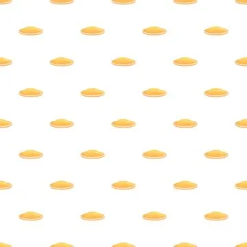 Sand heaps forming a seamless desert pattern design Illustrazione stock