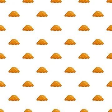 Sand heaps forming a seamless repeating pattern Stock Illustration