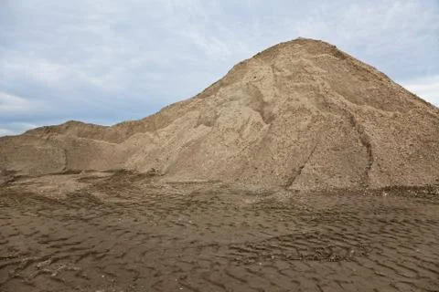 The sand hill Stock Photos