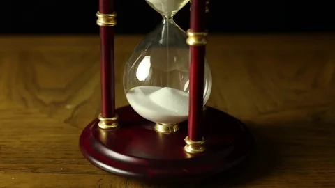Sand Hourglass Stock Footage 81196983