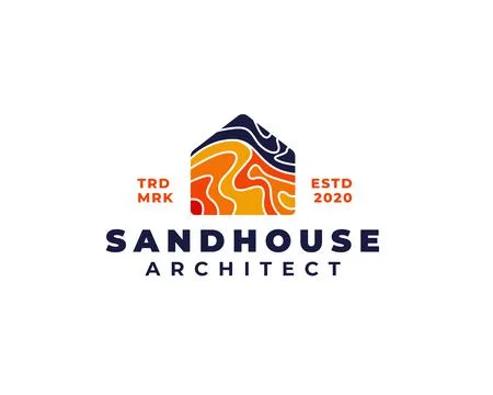 Sand house logo Stock Illustration