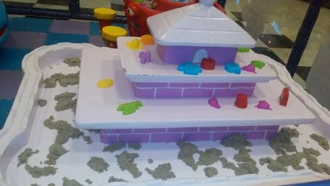 Sand house Foto stock