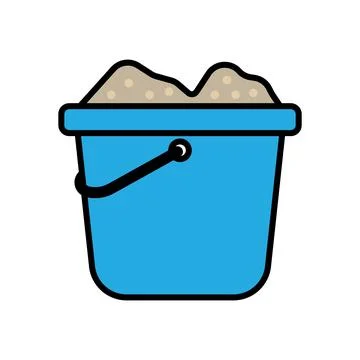 Sand icon vector Stock Illustration
