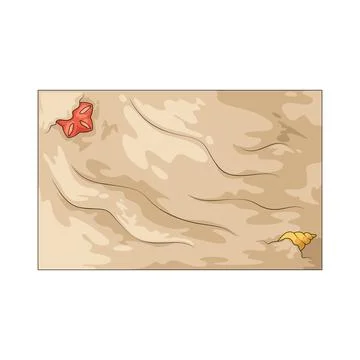 Sand illustration 스톡 일러스트