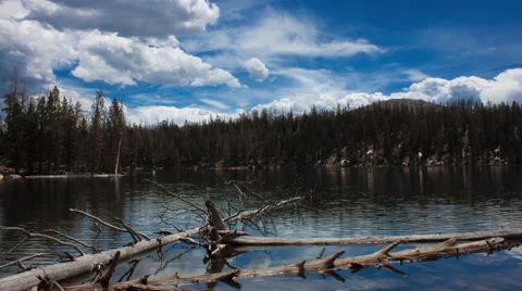 Sand Lake in the Uintah Mountains Vídeo Stock 40386172