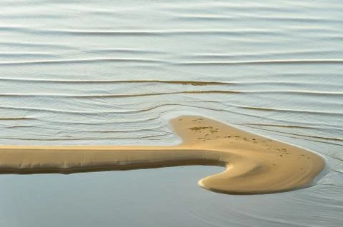 Sand land. Stock Photos