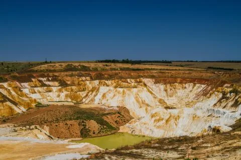 Sand mine Foto stock