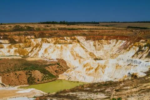 Sand mine Stock-Fotos