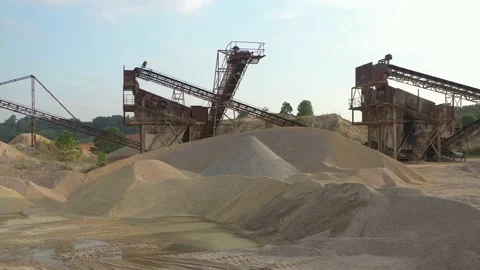 Sand Mines Stock Footage 157392138