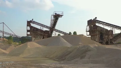 Sand Mines Stock Footage 157392485