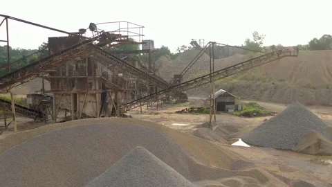 Sand Mines Stock Footage 157392487