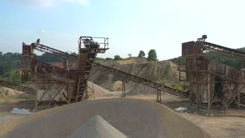 Sand Mines Stock Footage 157392566