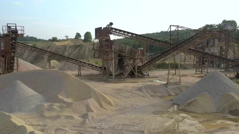 Sand Mines Stock Footage 157392597