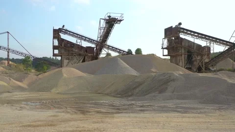 Sand Mines Stock Footage 157392614