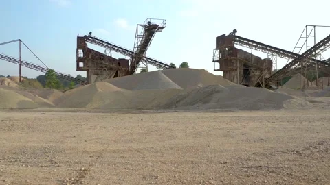 Sand Mines Stock Footage 157392744